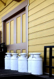 Milk Cans at the Depot