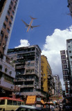 Old Airport Flight Approach over Kowloon 1990s
