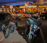 Bikers love Route 66, too and they were out in numbers!