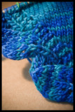 0016. Worsted Merino - 'Saroyan Shawl' - Emerald Blue colorway