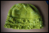 0021. 'Cayuga Hat' - lettuce colorway