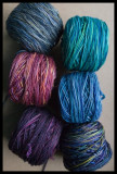 0031. Rios clockwise from top left: Playa, Solis, Azules, Candombe, Purpuras, Archangel