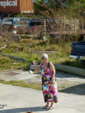 Owner Annie Muirhead guiding us into port.