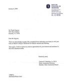 Approval for final trip