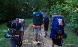 The High Adventure crew on their way to the backpacking trip.jpg