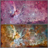 Keyhole Hubble comparison