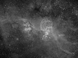 Two Nebula in Carina Halpha