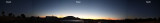Observing site at dusk 270deg panorama