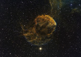IC443 - Jelly Fish Nebula in HST palette
