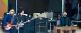 As close as we could get to Tom Petty and the Hearbreakers playing on the Acura Stage