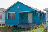 Note Katrina disaster lettering on house
