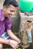Repairing the water pump, Madurai
