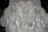 Half man, half woman, Meenakshi temple, Madurai, India