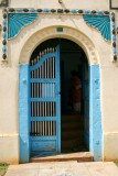 Blue door, Karaikudi, India