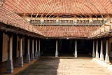 The courtyard of the house, Karaikudi, India