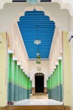 The pillars lead you in, Chettinad Palace, Karaikudi, India