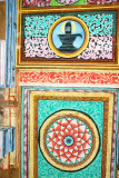 Paintings on the ceiling of the Kumbeshwara Temple, Kumbakonam, India