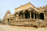 The Airavatesvara temple in the form of a chariot, Darasuram, India