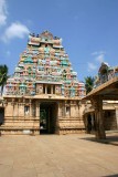 Gopuram within the temple, Sri Ranganathaaswami Temple, Tiruchirapalli (Trichy)