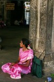 People come dressed up to the temples, Sri Ranganathaaswami Temple, Tiruchirapalli (Trichy)