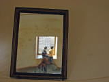 Mirror  in which Emperor  Allauddin Khilji  saw Queen Padmini standing on lower foot steps of her Summer Palace