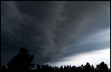 A front of very bad weather passing my house