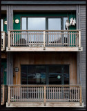 Ptarmigans drying at the balcony