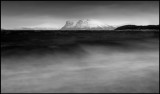Tunnsjön with Gudfjella (island in the lake) Norway