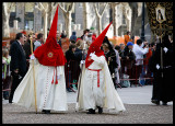 Easter procession on Calle de Bailčn outside Palacio real