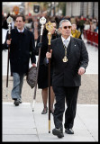 Easter procession on Calle de Bailčn outside Palacio real