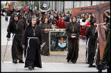 Easter procession on Calle de Bailn outside Palacio real