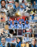Challenger Space Shuttle collage