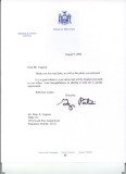 Governor of NY letter