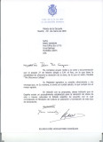 King of Spain letter