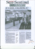 Marc Gagnon as Banker featured in the Sun Sentinel