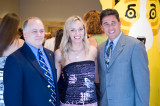 Marc Gagnon, Amy Vitale and Mayor Scott Brook
