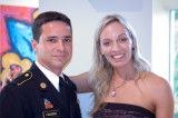 Sgt Mickey Figueroa and model Amy Vitale