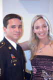 Sgt Mickey Figueroa and model Amy Vitale