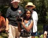 Pretty Lady With Camera
