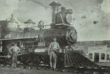 Big John Banister, Engineer, Santa Fe RR At Cleburne Texas, 1887