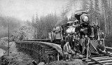 Railroad And Workers, 1880s