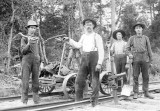Frederick W. Reiman (center) As Leader Of A Railroad Section Gang In 1899