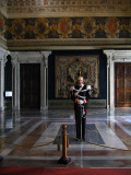 Military guard inside the Palazzo del Quirinale .. 1481