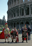 Colosseo, get your picture taken with Roman  soldiers .. 3490