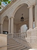 Portugal Ftima trap naar de colonnades aan weerszijden van de basiliek