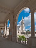 Portugal Ftima colonnade links van de basiliek 2