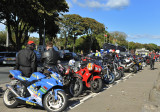 Outside the grandstand, pits Glencrutchery Road, Douglas