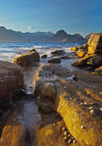 Through the gully. - Elgol