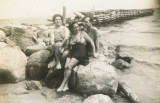 Grandma with Mr. &   Mrs. Perez on the Jetty