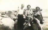 Angel & Maria Diez with Mrs. Perez on the Jetty